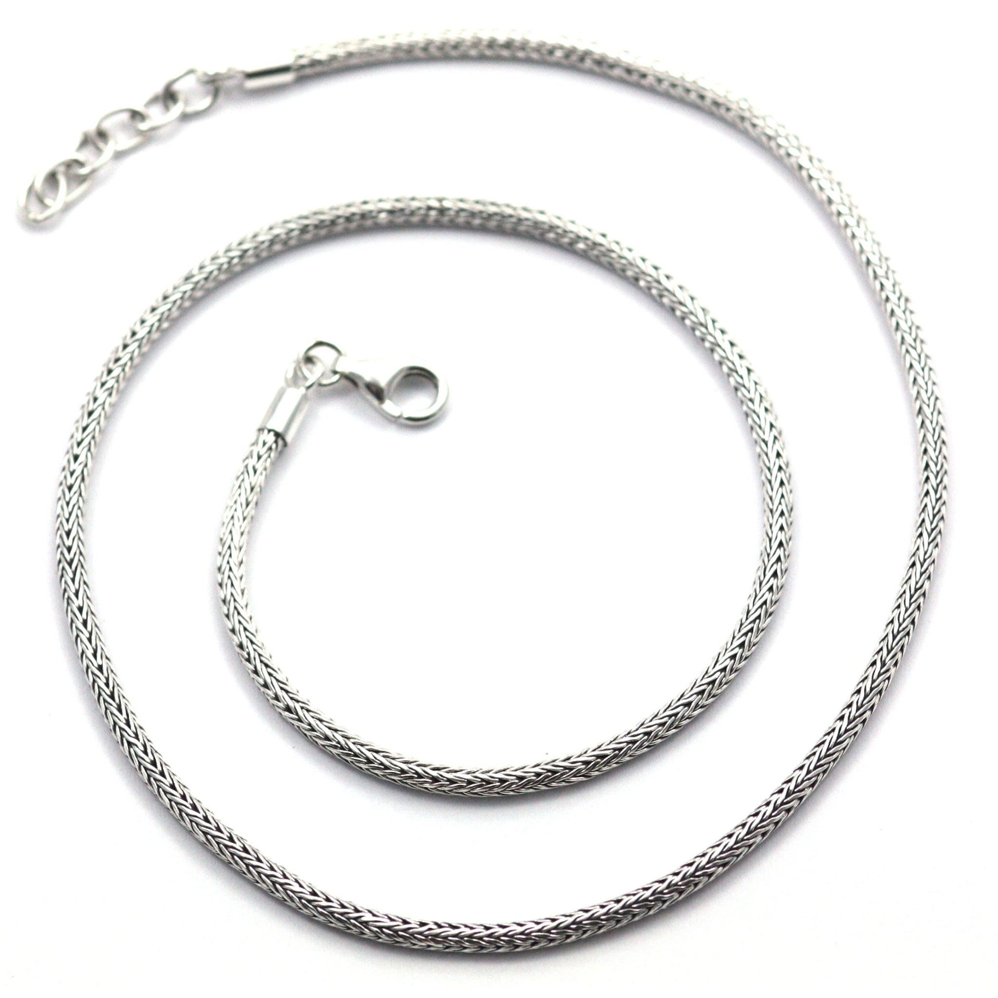 Genuine Solid 925 Sterling Silver - Italian 4.5mm Necklace –  peardedesign.com